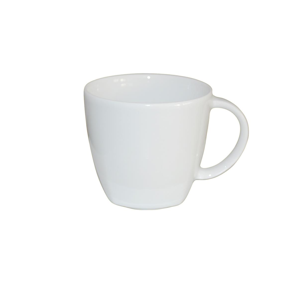 Koffiekop Kirsten met een witte buitenkant